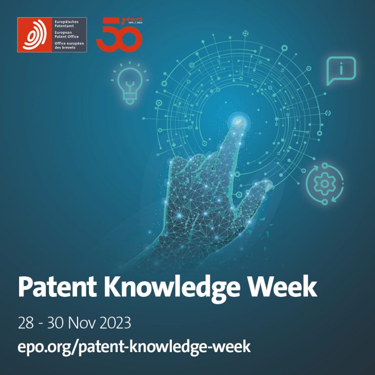 Patent Knowledge Week EPO: 28 -30.11.2023