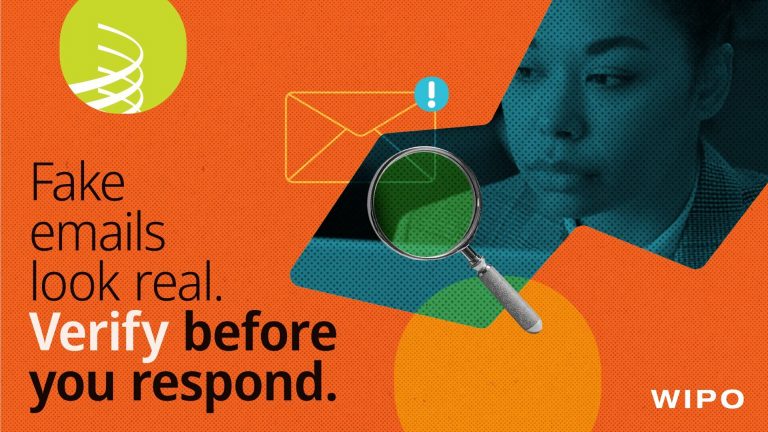 WIPO IP Scam Awareness Campaign on Fraudulent Emails, SMS Messages and Other Scam Communications